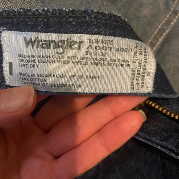 Men’s Wrangler Jeans 1013MWZDD size 30x32 - Picture 3 of 7